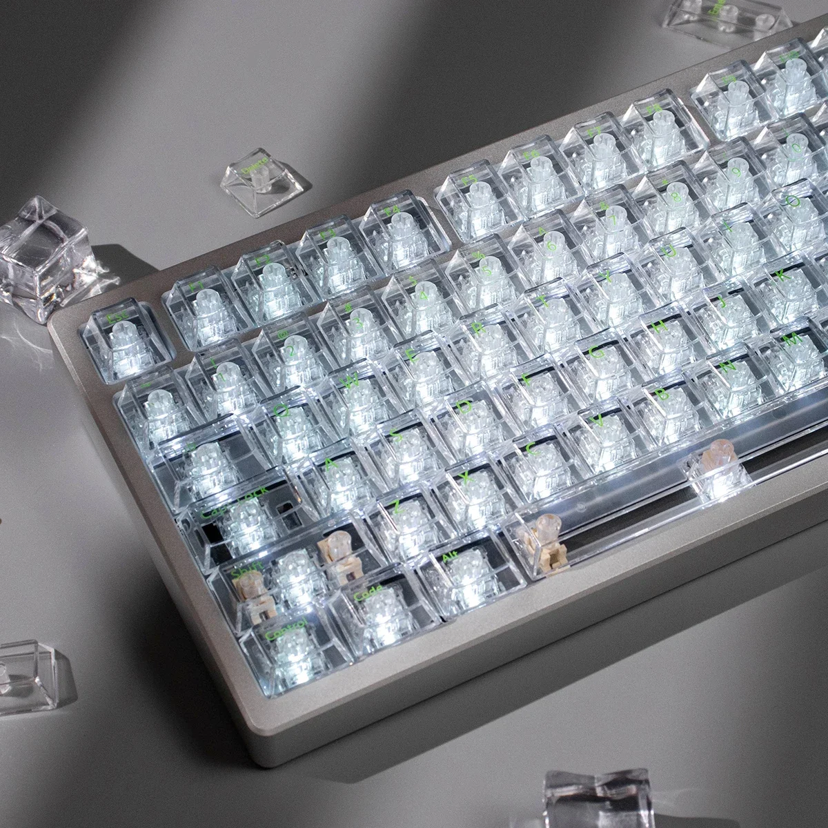 Glacier Transparent Keycap Black/White Transparent Orthographic PC Material 115 Keys Original Highly Mechanical Keyboard Cap
Glacier Transparent Keycap Black/White Transparent Orthographic PC Material 115 Keys Original Highly Mechanical Keyboard Cap