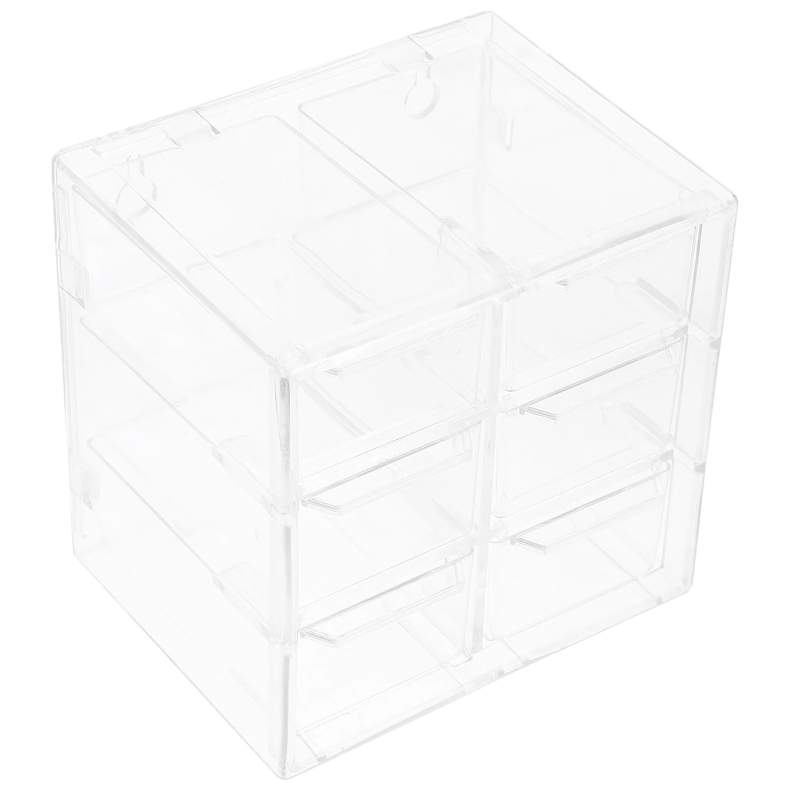 Clear Jewelry Drawers Makeup Organizer Transparent Nine-grid and Six-grid Dust-proof Drawer-type Storage Box (six Grids) Bins
Clear Jewelry Drawers Makeup Organizer Transparent Nine-grid and Six-grid Dust-proof Drawer-type Storage Box (six Grids) Bins