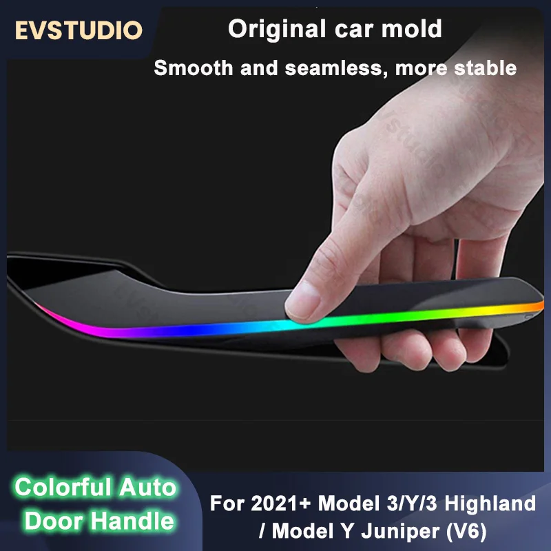 Wireless Auto Door Handle for Tesla Model Y 3 Y Juniper 3 Highland V6 Waterproof Auto Presenting Welcome Mode Car Accessories 
Wireless Auto Door Handle for Tesla Model Y 3 Y Juniper 3 Highland V6 Waterproof Auto Presenting Welcome Mode Car Accessories
