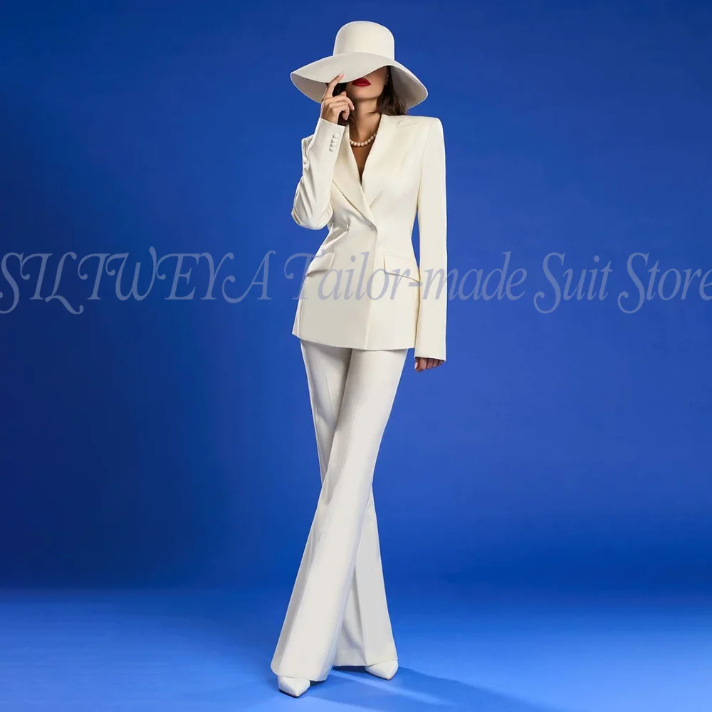 White Pants Suit Woman Luxury 2 Pieces Jacket Pants Smart Casual Full Blazer Set High Qulaity Female Suits Para Mujer Elegante
White Pants Suit Woman Luxury 2 Pieces Jacket Pants Smart Casual Full Blazer Set High Qulaity Female Suits Para Mujer Elegante