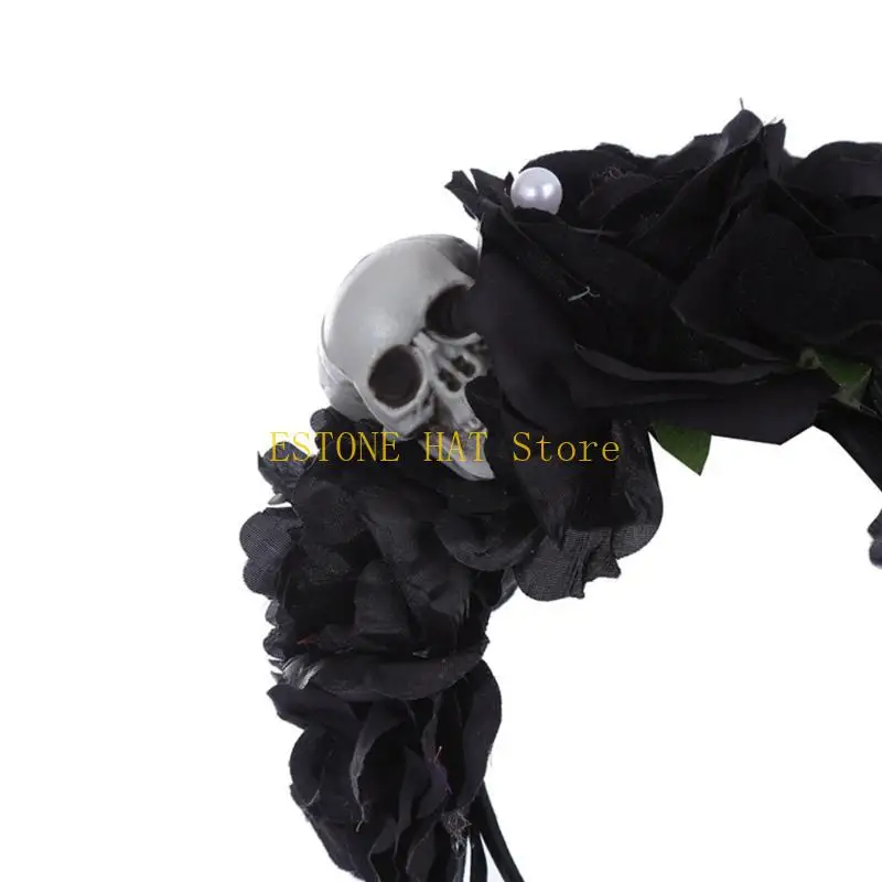 49MF готическая повязка для волос с цветком и лентой для женщин, карнавальный костюм для вечеринки, головной убор на день для
49MF готическая повязка для волос с цветком и лентой для женщин, карнавальный костюм для вечеринки, головной убор на день для