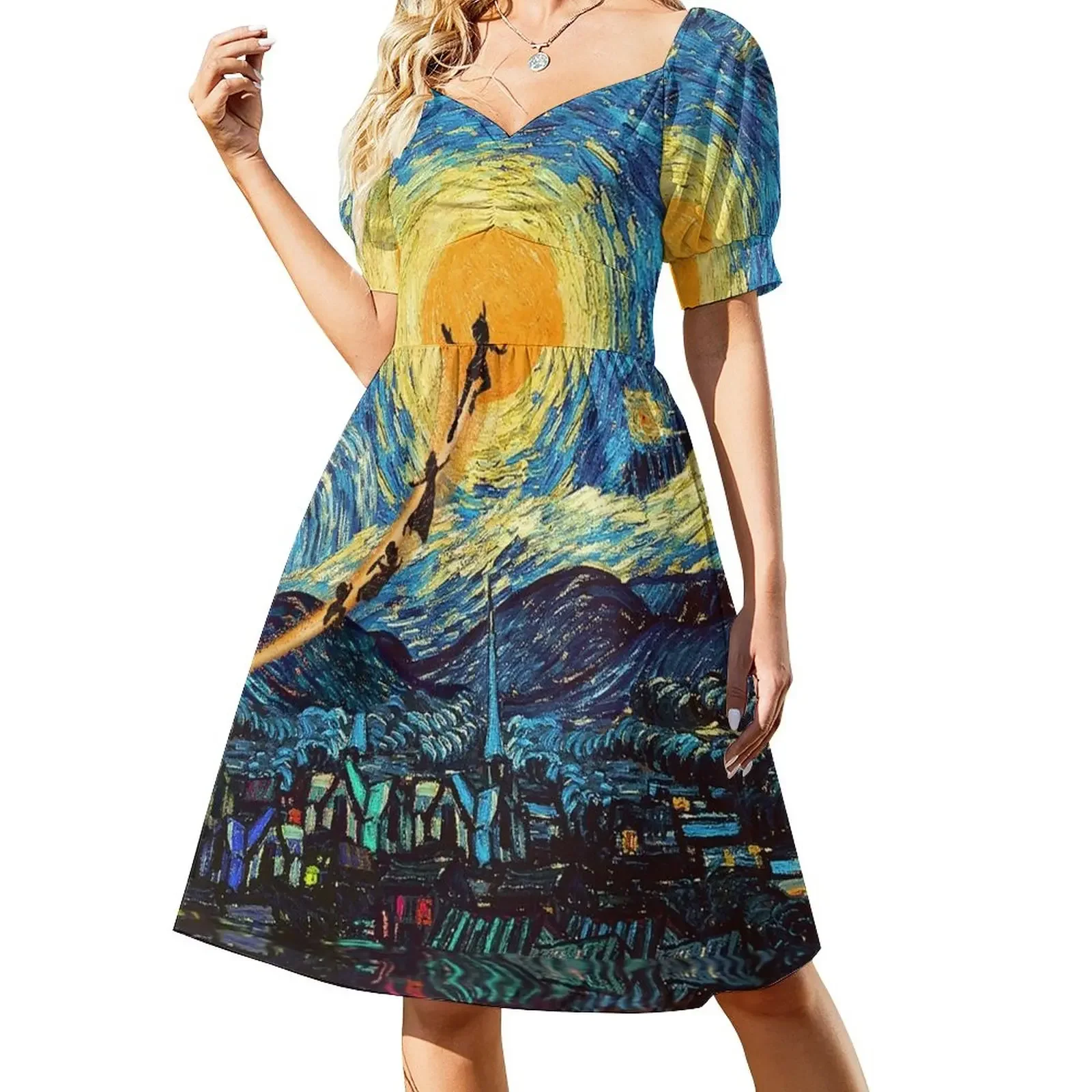 Peter and friends fly to neverland Short-Sleeved Dress dresses for woman 2025 birthday dress luxury evening dresses 2025
Peter and friends fly to neverland Short-Sleeved Dress dresses for woman 2025 birthday dress luxury evening dresses 2025