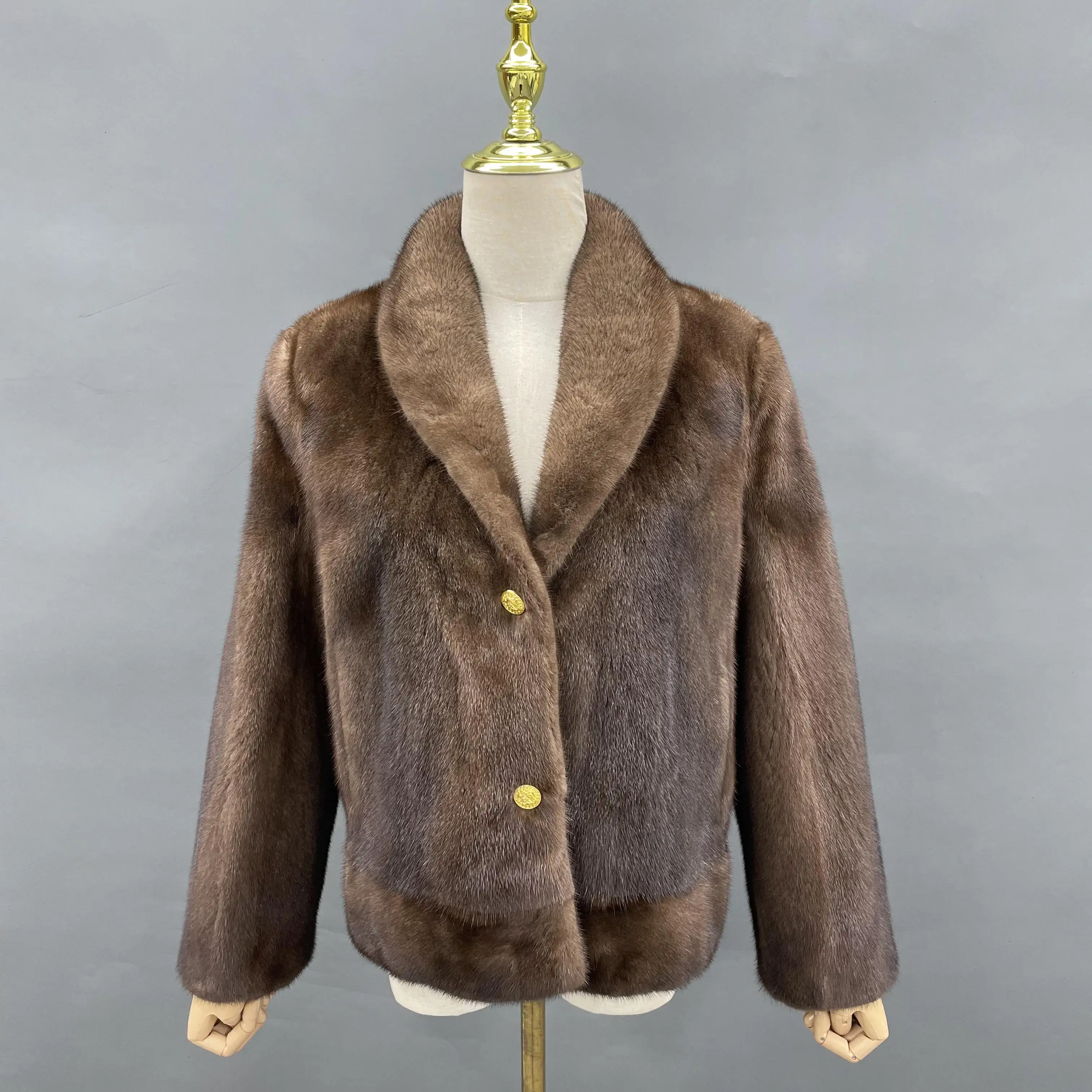 JANEFUR Real Mink Fur Coat Women 2023 New Luxury Elegant Natural Fur Jackets Plus Size Wholesale Winter Outerwears
JANEFUR Real Mink Fur Coat Women 2023 New Luxury Elegant Natural Fur Jackets Plus Size Wholesale Winter Outerwears