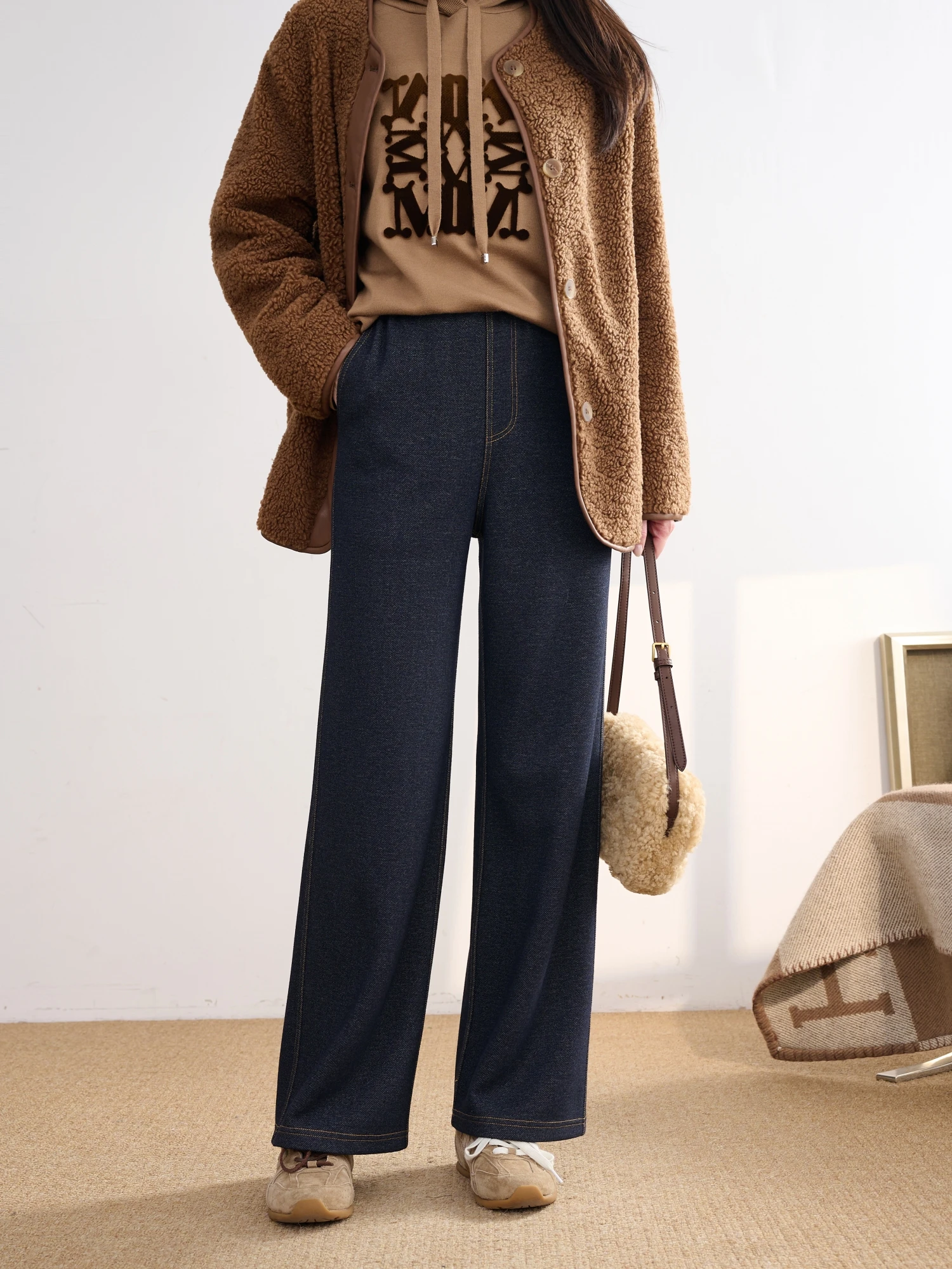 Брюки JPOO с высокой талией и прямыми штанинами, повседневные, из полиэстера, с высокой эластичностью, для женщин
Брюки JPOO с высокой талией и прямыми штанинами, повседневные, из полиэстера, с высокой эластичностью, для женщин