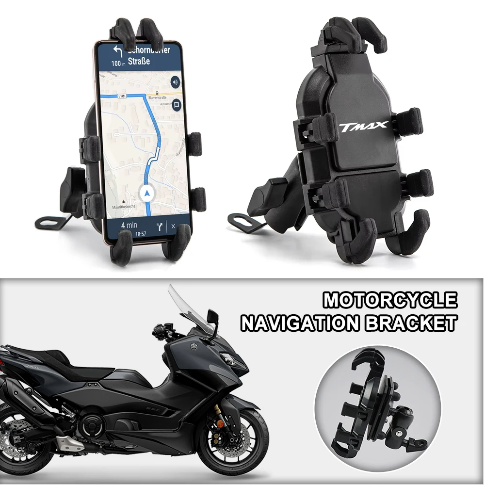 Rearview Mirror Motorcycle Phone Mount Anti-Shake Rotation Holder For Yamaha TMAX530 Tmax 560 TMAX NMAX VMAX NMAX155 NMAX150 125
Rearview Mirror Motorcycle Phone Mount Anti-Shake Rotation Holder For Yamaha TMAX530 Tmax 560 TMAX NMAX VMAX NMAX155 NMAX150 125
