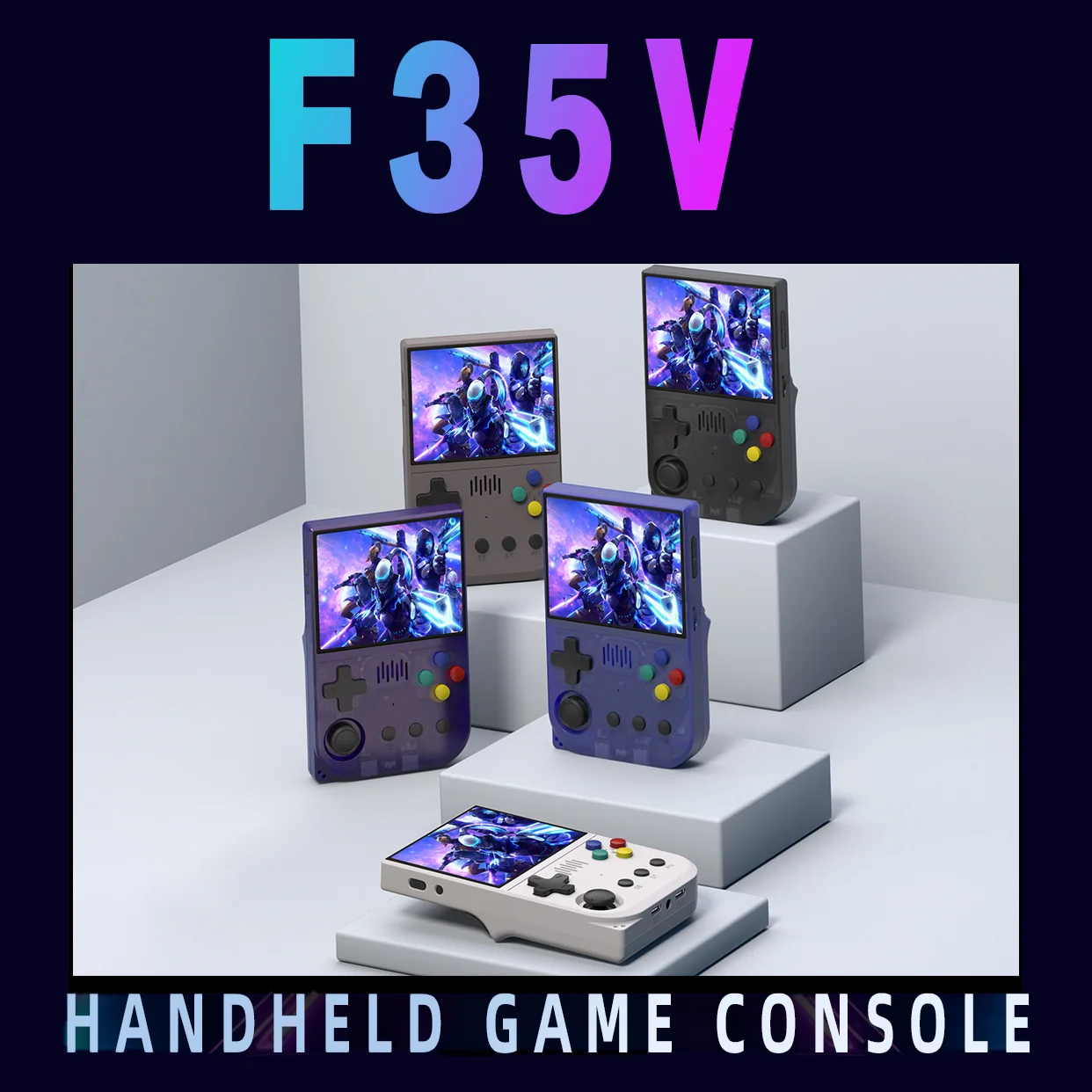 Ретро портативная игровая консоль F35V с 3,5-дюймовым IPS-экраном, открытой ОС Linux, аккумулятором 4000 мАч, 30+ эмуляторами, карманная мини-аркадная игровая приставка
Ретро портативная игровая консоль F35V с 3,5-дюймовым IPS-экраном, открытой ОС Linux, аккумулятором 4000 мАч, 30+ эмуляторами, карманная мини-аркадная игровая приставка
