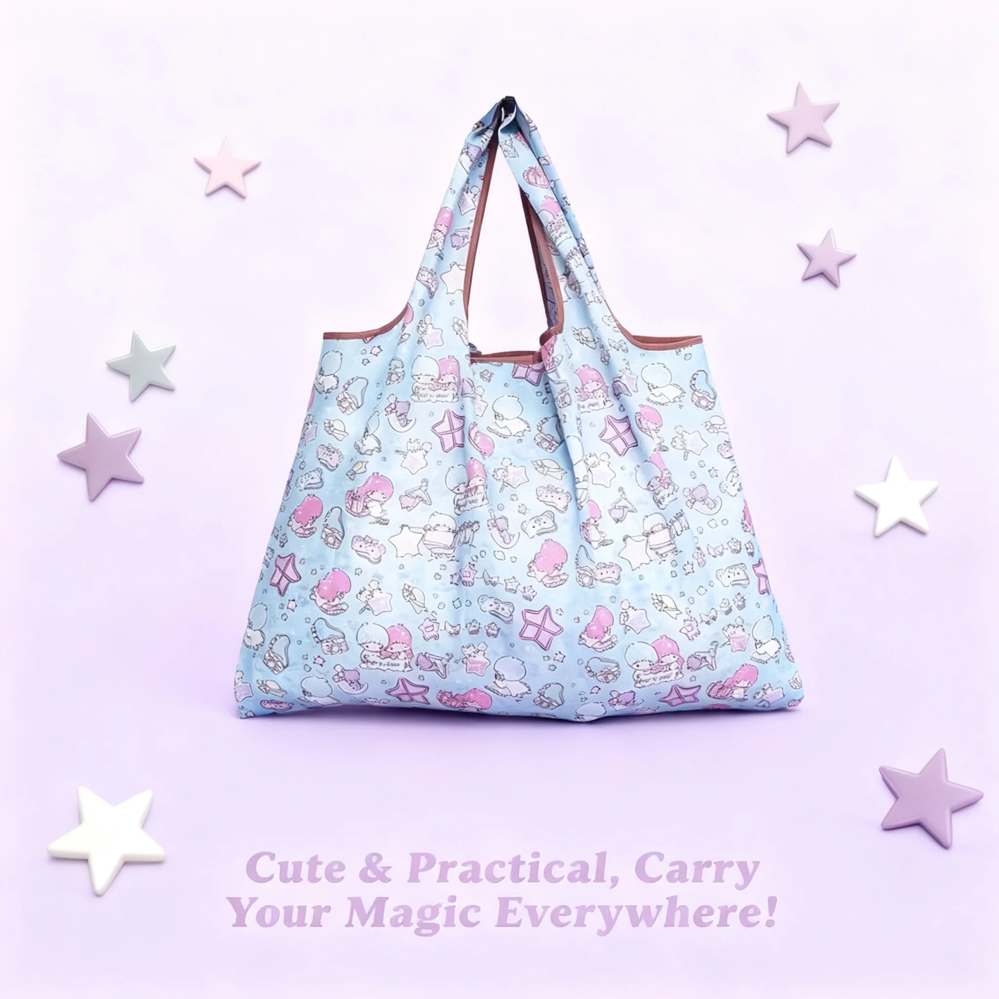 Large Cartoon Folding Korean Eco Friendly Shopping Bag Portable Grocery Bag Storage Bag Fashion Handbag High Appearance
Large Cartoon Folding Korean Eco Friendly Shopping Bag Portable Grocery Bag Storage Bag Fashion Handbag High Appearance