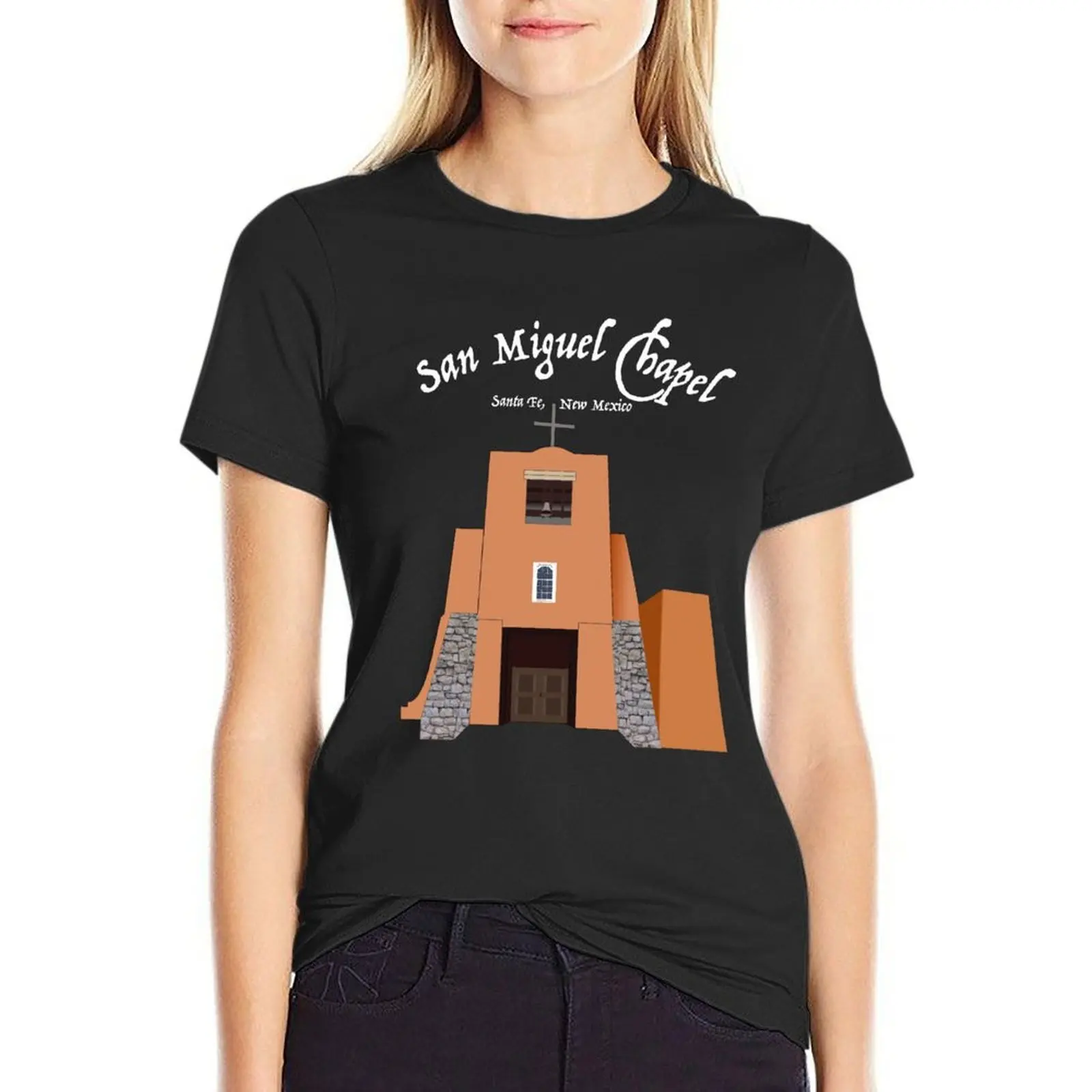 San Miguel Chapel Church, Santa Fe, New Mexico T-Shirt female tees rock and roll t shirts for Women
San Miguel Chapel Church, Santa Fe, New Mexico T-Shirt female tees rock and roll t shirts for Women
