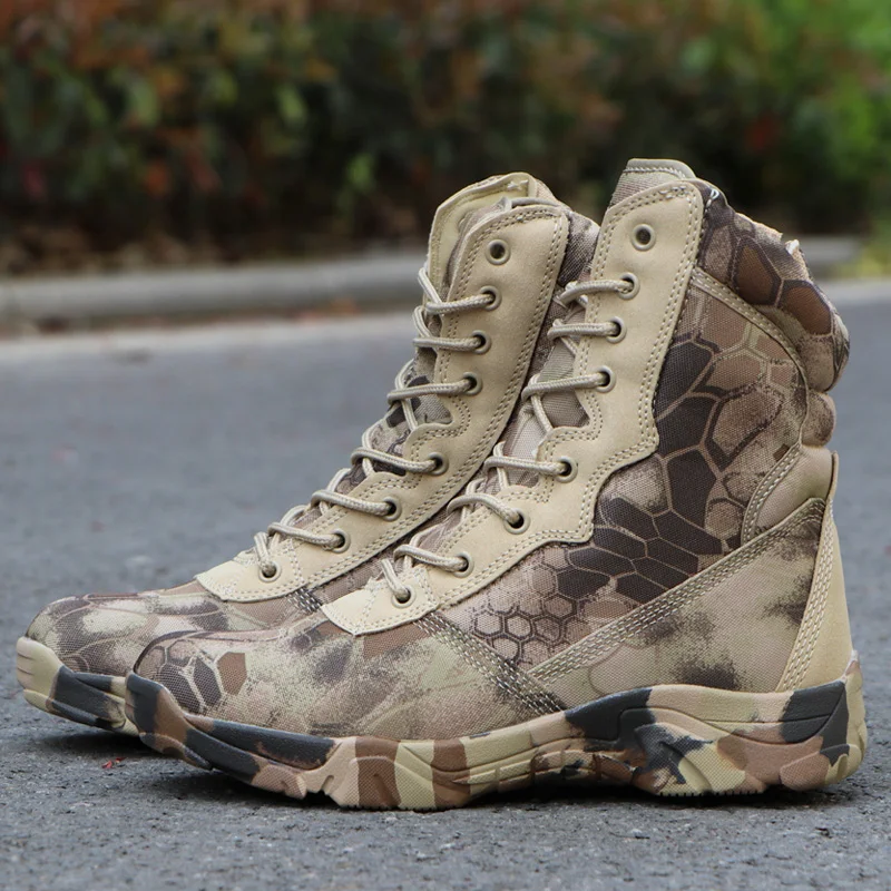 Ultra-Light High-Top Tactical Boots Men's Spring Autumn Breathable Waterproof Securi Boots Desert Hiking Mountaineering Boots
Ultra-Light High-Top Tactical Boots Men's Spring Autumn Breathable Waterproof Securi Boots Desert Hiking Mountaineering Boots