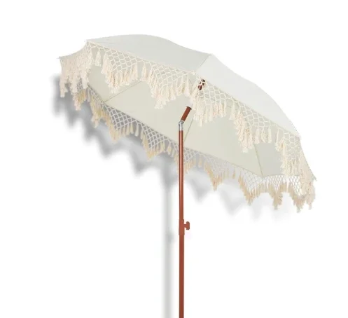 2026 New Beige Triangle Woven Hollow Tassels Outdoor Sunshade Sun Courtyard Leisure Beach Umbrella
2026 New Beige Triangle Woven Hollow Tassels Outdoor Sunshade Sun Courtyard Leisure Beach Umbrella