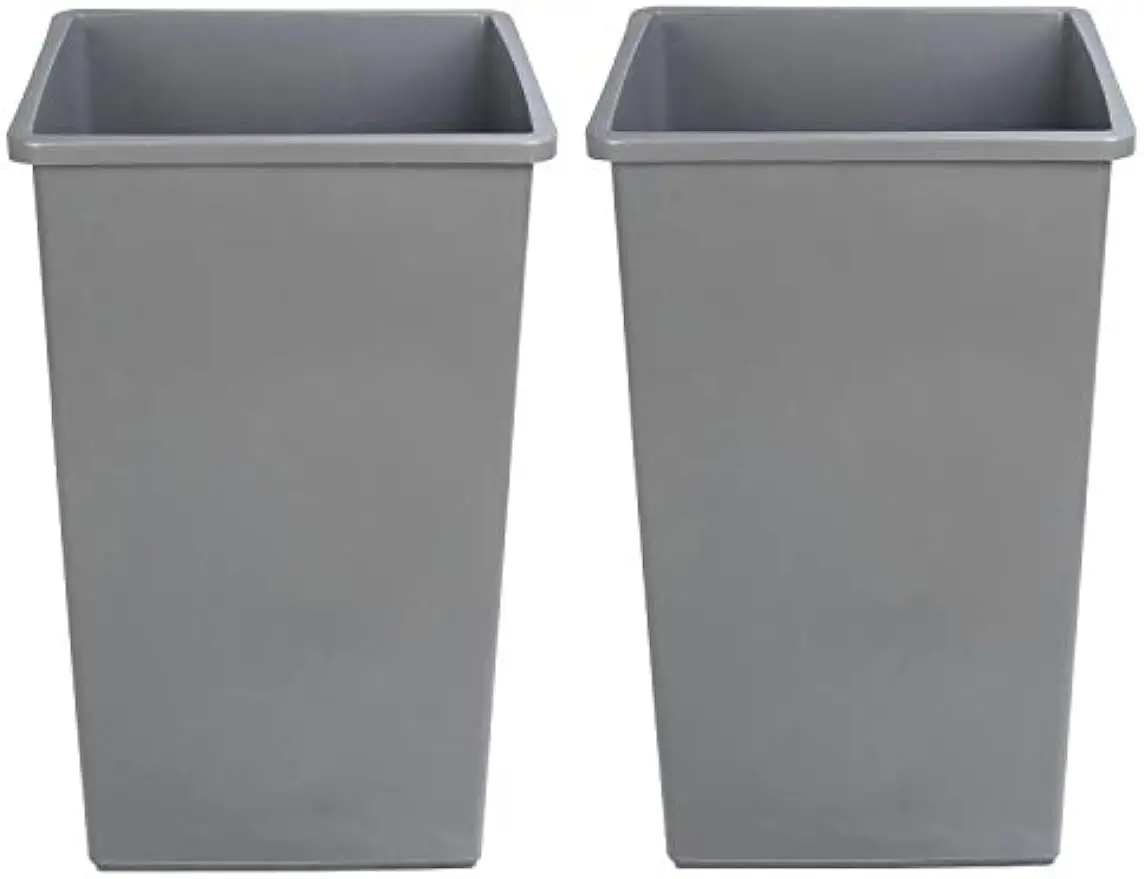 Square Waste Container 25 gallons (Pack of 2) Grey Durable for daily use Convenient to place in a small space
Square Waste Container 25 gallons (Pack of 2) Grey Durable for daily use Convenient to place in a small space