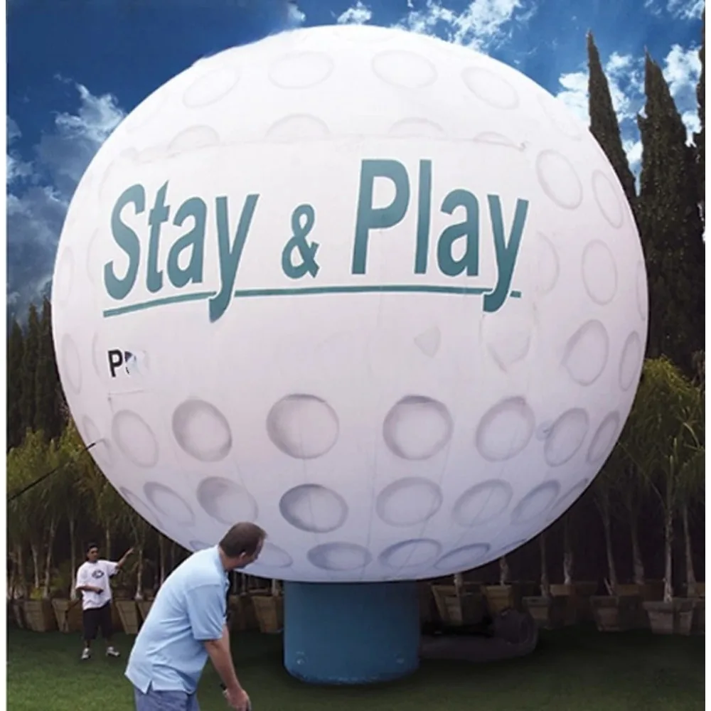 EyeCatching Giant Inflatable Golf Balloon Digital Printed Ground Balloons with Free Blower for Outdoor Sports Events
EyeCatching Giant Inflatable Golf Balloon Digital Printed Ground Balloons with Free Blower for Outdoor Sports Events