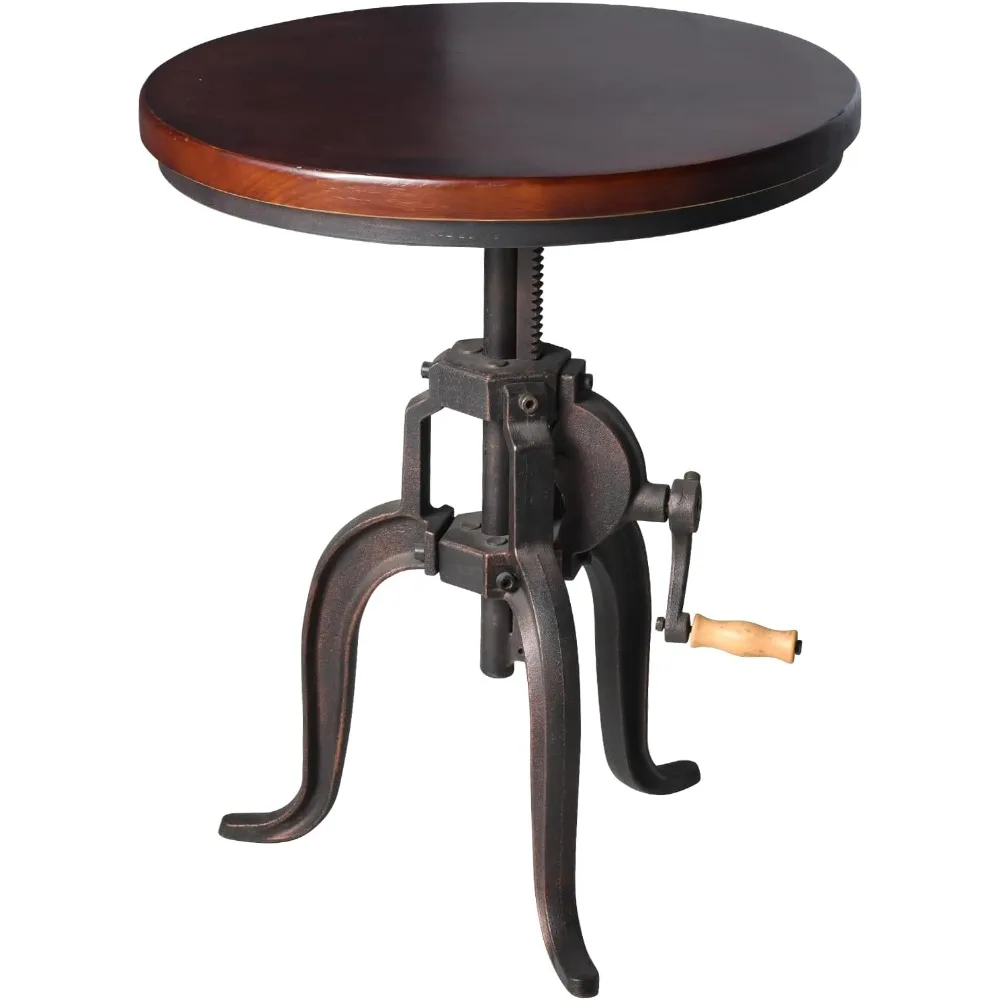 Small Bar Table 19.7-25.6inch Height Adjustable Vintage Bistro Table Rustic Coffee Table in Living Room with Round Wo
Small Bar Table 19.7-25.6inch Height Adjustable Vintage Bistro Table Rustic Coffee Table in Living Room with Round Wo