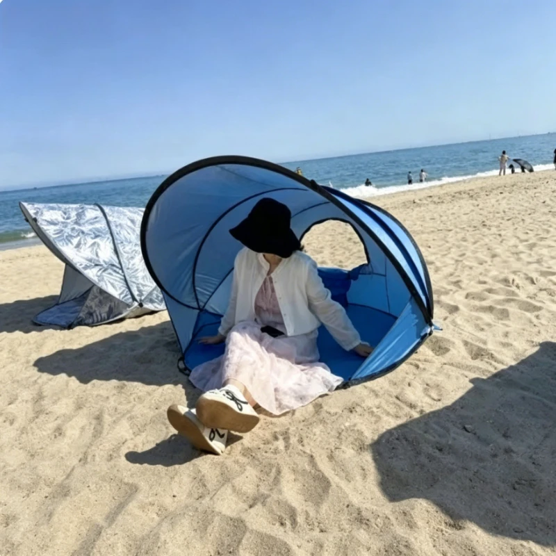 2-3 Person Beach Tent, Windproof and Water-playing Canopy, Fully Automatic Quick Opening, Outing Supplies, Small Outdoor
2-3 Person Beach Tent, Windproof and Water-playing Canopy, Fully Automatic Quick Opening, Outing Supplies, Small Outdoor