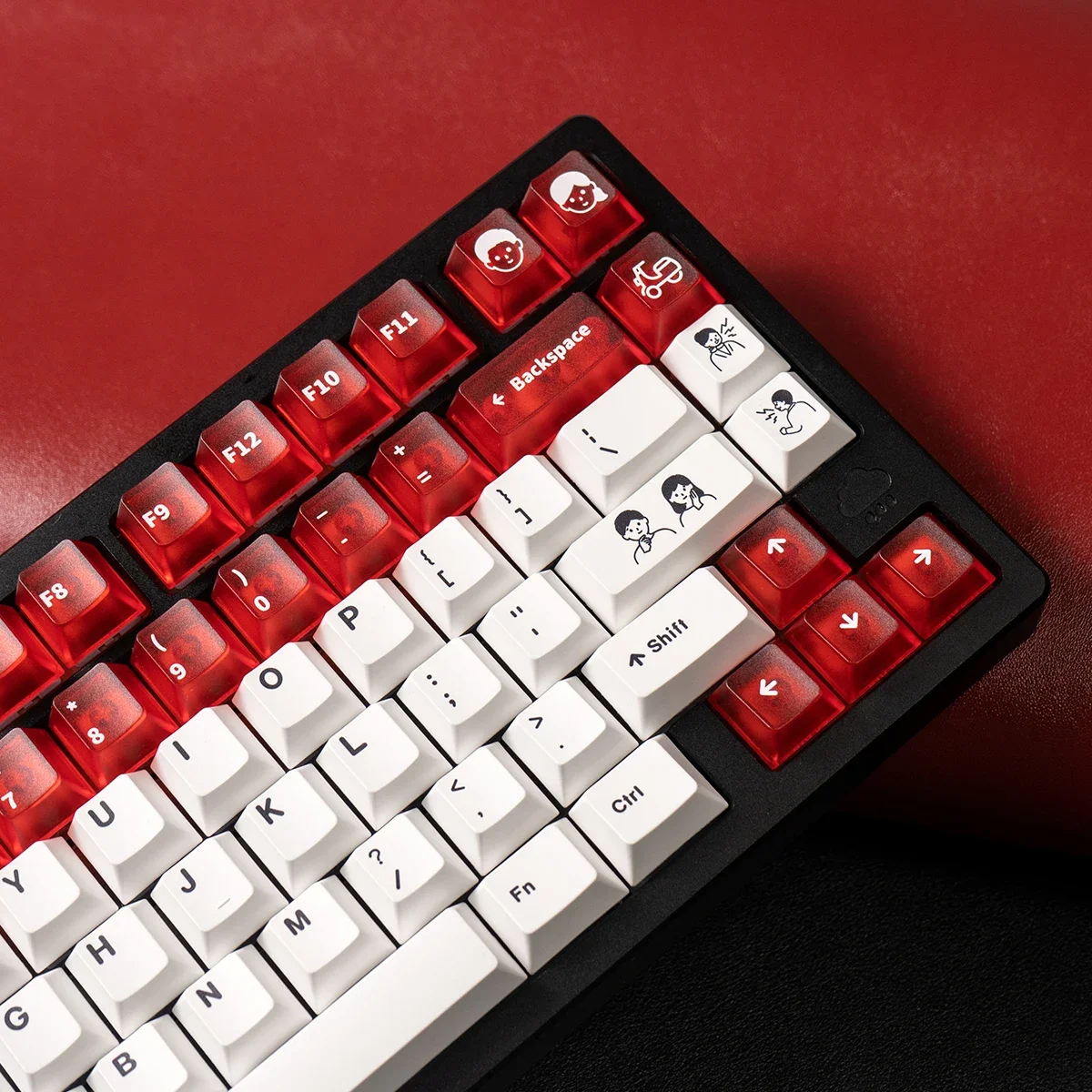 Mechanical keyboard Keycaps Fog-through Customization PBT + PC Pad Printing Sublimation Original Factory Adaptation Wooting
Mechanical keyboard Keycaps Fog-through Customization PBT + PC Pad Printing Sublimation Original Factory Adaptation Wooting