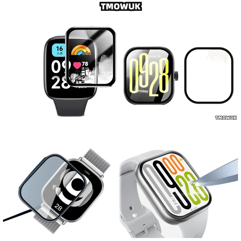 For Xiaomi Redmi Watch 2 3 4 5 MOVE Lite Active 3D Curved PMMA Film Flexible Anti-Scratch Full Screen Cover
For Xiaomi Redmi Watch 2 3 4 5 MOVE Lite Active 3D Curved PMMA Film Flexible Anti-Scratch Full Screen Cover