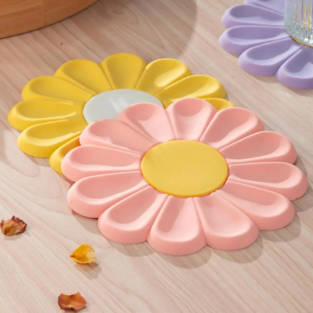 Flower Shape Placemat, Non-Slip Heat Resistant Table Mat, Stackable Hot Pot Holder for Cups Pots Dining Table Mat
Flower Shape Placemat, Non-Slip Heat Resistant Table Mat, Stackable Hot Pot Holder for Cups Pots Dining Table Mat