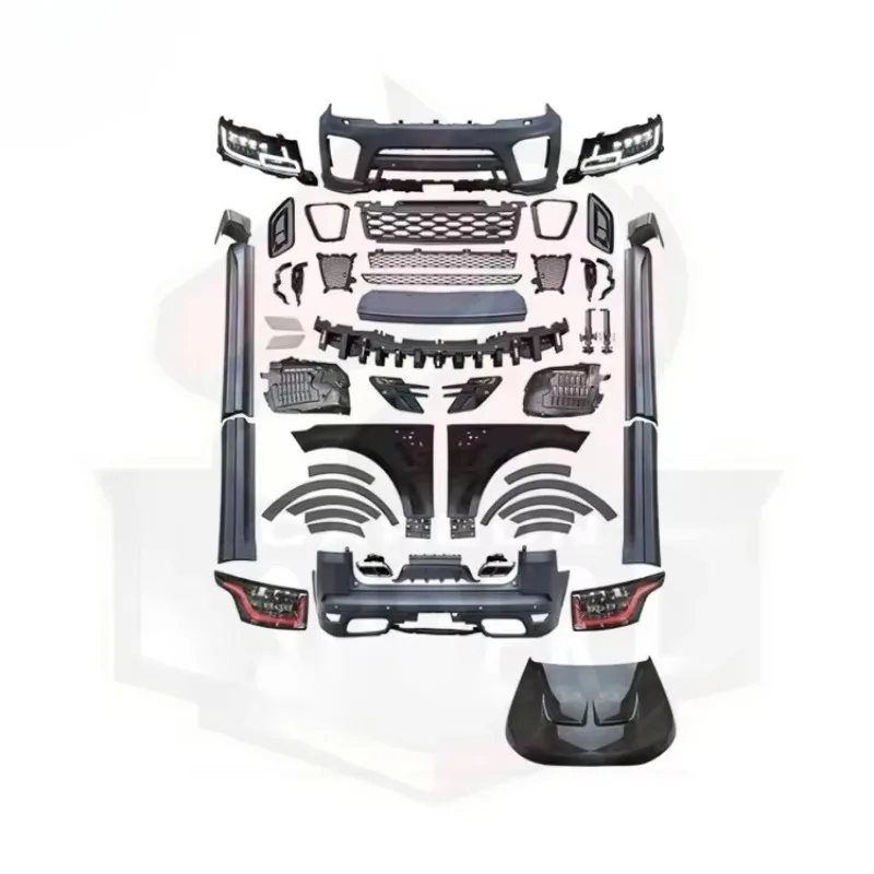 Body Kit for Range Rover Sport Old to New SVR Style Modify Side Skirts Fenders Headlights Taillights Hood Car Bumper Body Kits
Body Kit for Range Rover Sport Old to New SVR Style Modify Side Skirts Fenders Headlights Taillights Hood Car Bumper Body Kits