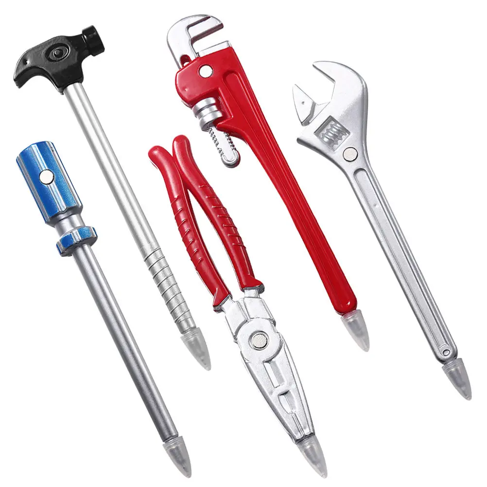 5Pcs Unique Hard-Ware Tools Styled Ballpoint Pens High Precision Writing Clear Lines Easy Carry Multipurpose Pen Gift for Office
5Pcs Unique Hard-Ware Tools Styled Ballpoint Pens High Precision Writing Clear Lines Easy Carry Multipurpose Pen Gift for Office