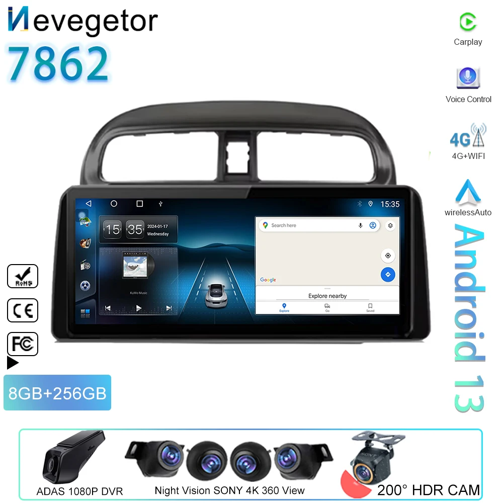 12,3-дюймовый автомобильный радиоприемник Android 13 для Mitsubishi Mirage 6 2012-2018 GPS-навигация Авто Стерео 5G WIFI Мультимедийный плеер Carplay
12,3-дюймовый автомобильный радиоприемник Android 13 для Mitsubishi Mirage 6 2012-2018 GPS-навигация Авто Стерео 5G WIFI Мультимедийный плеер Carplay