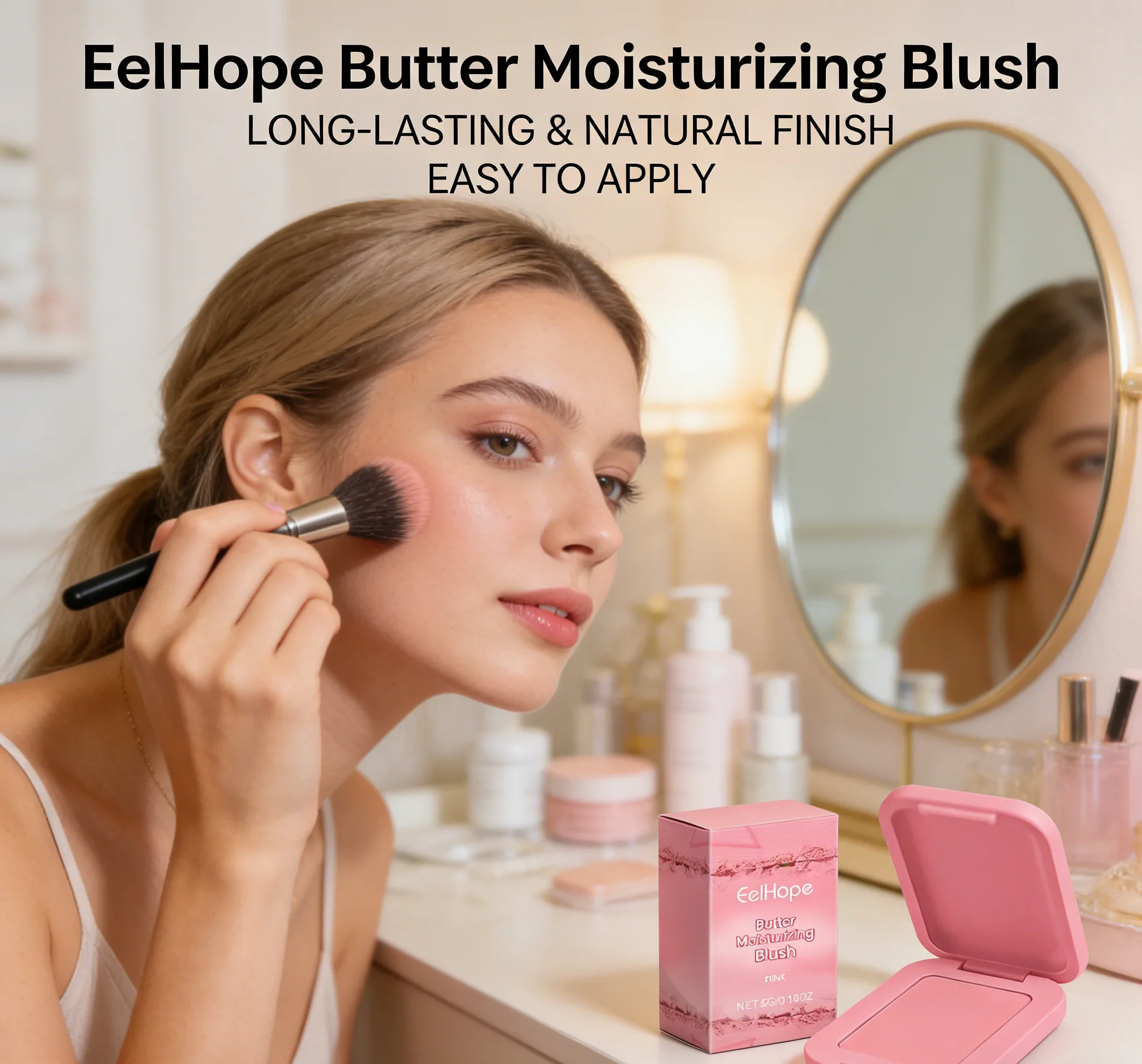 Eelhope Matte Butter Blush Long-Lasting Creamy Powder Natural Nude Contour Highlight Cheek Makeup Cosmetics
Eelhope Matte Butter Blush Long-Lasting Creamy Powder Natural Nude Contour Highlight Cheek Makeup Cosmetics