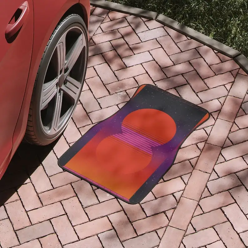 80s Neon Retro Car Floor Mat, Aesthetic Abstract Retro Car Floor Mat, Minimalist Car Accessories, Black Red Retro Car Accessorie
80s Neon Retro Car Floor Mat, Aesthetic Abstract Retro Car Floor Mat, Minimalist Car Accessories, Black Red Retro Car Accessorie