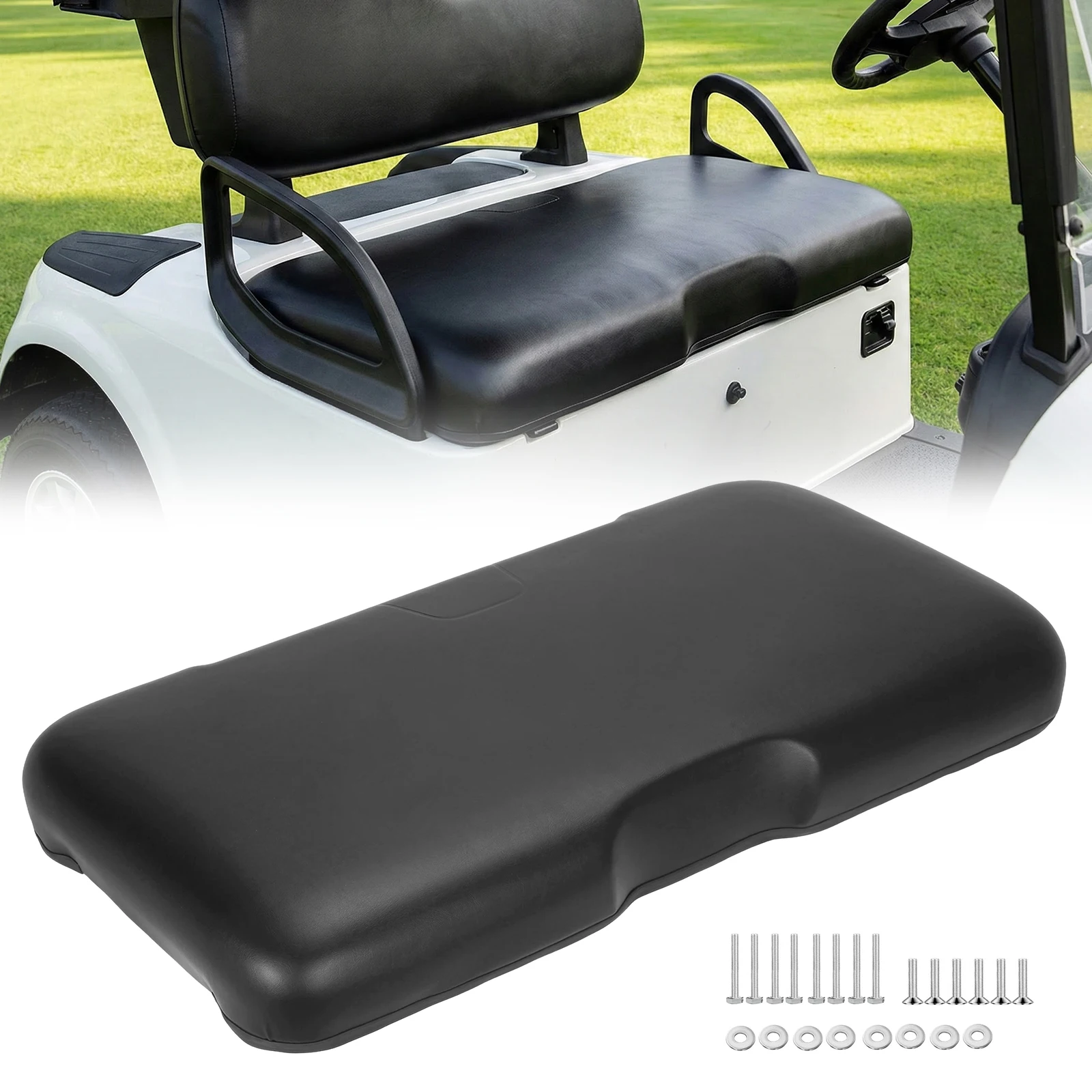 Комплект передней подушки сиденья для гольф-кара EZGO RXV 2008 года и новее, включая крепежные элементы для замены передней подушки сиденья гольф-кара.
Комплект передней подушки сиденья для гольф-кара EZGO RXV 2008 года и новее, включая крепежные элементы для замены передней подушки сиденья гольф-кара.