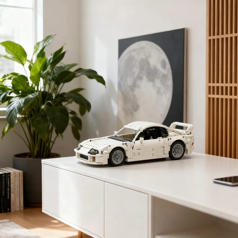 1285pcs MOC Toyota Supra MK4 1 12 White Technical Model Building Blocks Architecture Toys Christmas Gifts Education Kids Brick
1285pcs MOC Toyota Supra MK4 1 12 White Technical Model Building Blocks Architecture Toys Christmas Gifts Education Kids Brick