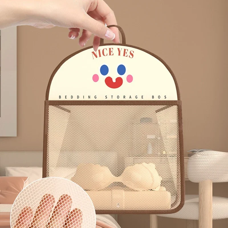 Wall Hanging Socks Underwear Storage Bag Mesh Pocket Door Breathable Smile Storage Bags For Family Closet Bedroom Decoration
Wall Hanging Socks Underwear Storage Bag Mesh Pocket Door Breathable Smile Storage Bags For Family Closet Bedroom Decoration