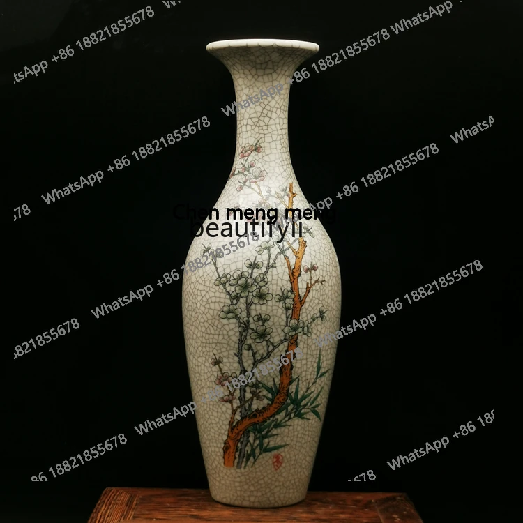 Beauty pointed bottle antique porcelain Chinese living room decorative vase antique antique ornament H H
Beauty pointed bottle antique porcelain Chinese living room decorative vase antique antique ornament H H