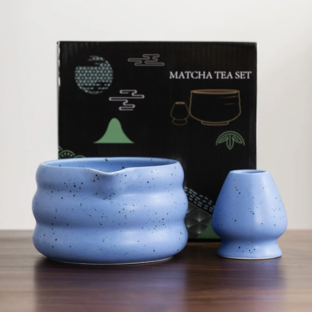 Ceramic Matcha Bowl Set Sand Dot Smooth Matcha Whisk Stand Large Capacity High Temperature Resistant Tea Ceremony Tool
Ceramic Matcha Bowl Set Sand Dot Smooth Matcha Whisk Stand Large Capacity High Temperature Resistant Tea Ceremony Tool