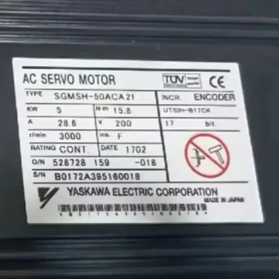 SGMSH-50ACA21 Brand new Servo Motor,SGMSH 50ACA21 Fast shipping,In Stock 
SGMSH-50ACA21 Brand new Servo Motor,SGMSH 50ACA21 Fast shipping,In Stock