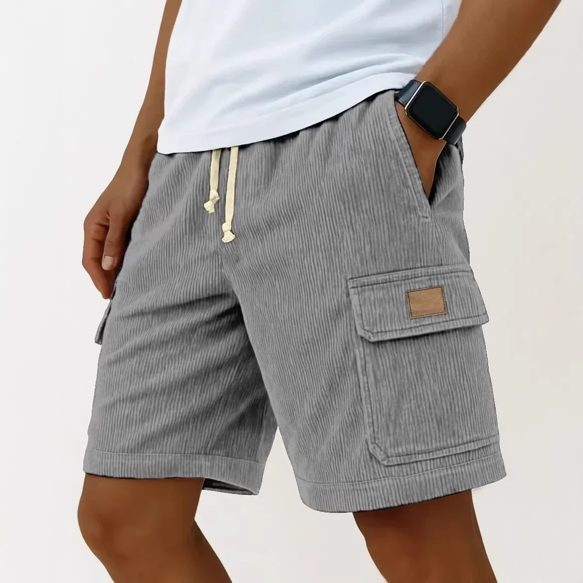 Vintage Cargo Shorts Men's Summer Trendy Retro Corduroy Short Pants Men's Casual Solid Color Shorts Sports Breathable Sweatpants
Vintage Cargo Shorts Men's Summer Trendy Retro Corduroy Short Pants Men's Casual Solid Color Shorts Sports Breathable Sweatpants