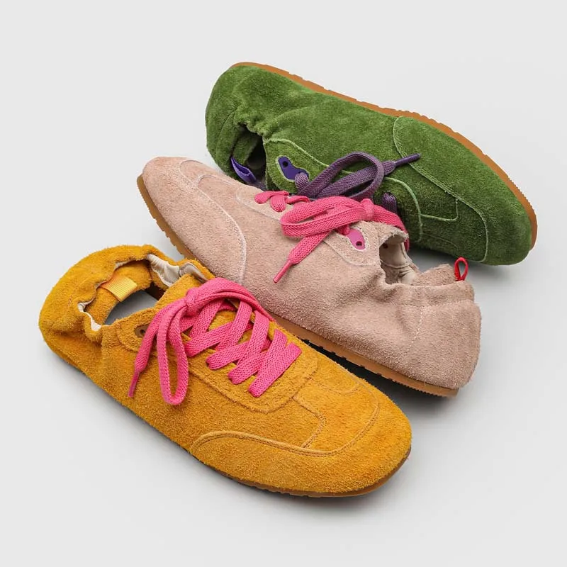 Flats Men Sneakers Fashion Sports Shoes Summer Cozy Casual Shoes Walking Suede Leather Shoes Trend Lace Up Zapatillas De Mujer
Flats Men Sneakers Fashion Sports Shoes Summer Cozy Casual Shoes Walking Suede Leather Shoes Trend Lace Up Zapatillas De Mujer