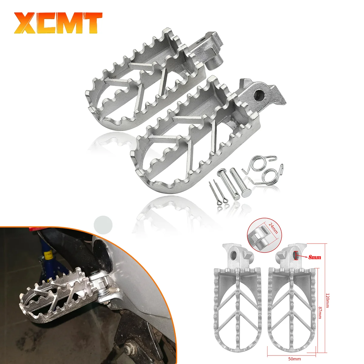 Motocross Stainless Steel Foot Pegs Rests Pedals Footpegs For YAMAHA TENERE 700 RALLY World Raid XTZ700 RALLY 2019 2022 2023
Motocross Stainless Steel Foot Pegs Rests Pedals Footpegs For YAMAHA TENERE 700 RALLY World Raid XTZ700 RALLY 2019 2022 2023