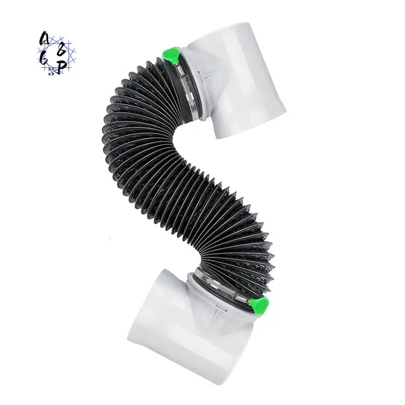 A68P-Dryer Vent Hose For Tight Space, 90 Degree Dryer Vent Elbow With Rubber Seal Connectors, Indoor Dryer Hose Vent Kit
A68P-Dryer Vent Hose For Tight Space, 90 Degree Dryer Vent Elbow With Rubber Seal Connectors, Indoor Dryer Hose Vent Kit
