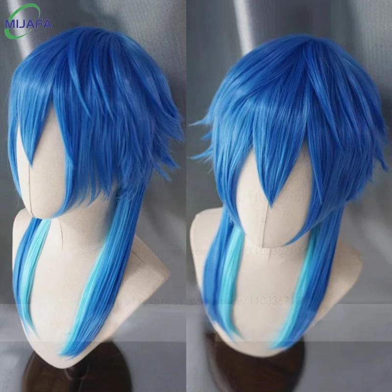 High Quality Seragaki Aoba Cosplay Wig Dramatical Murder Middle Long Blue Ombre Heat Resistant Synthetic Hair Anime Wigs +WigCap
High Quality Seragaki Aoba Cosplay Wig Dramatical Murder Middle Long Blue Ombre Heat Resistant Synthetic Hair Anime Wigs +WigCap