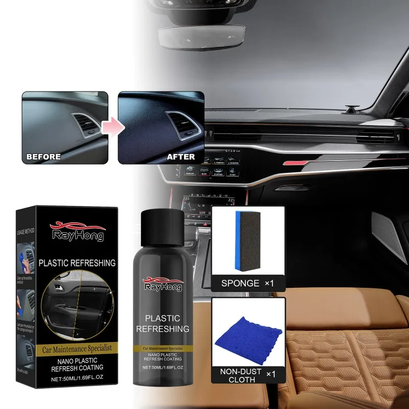 Automotive Plastic Refurbishment Multifunctional Interior Dashboard Refurbishment Cleaning and Maintenance Agent
Automotive Plastic Refurbishment Multifunctional Interior Dashboard Refurbishment Cleaning and Maintenance Agent