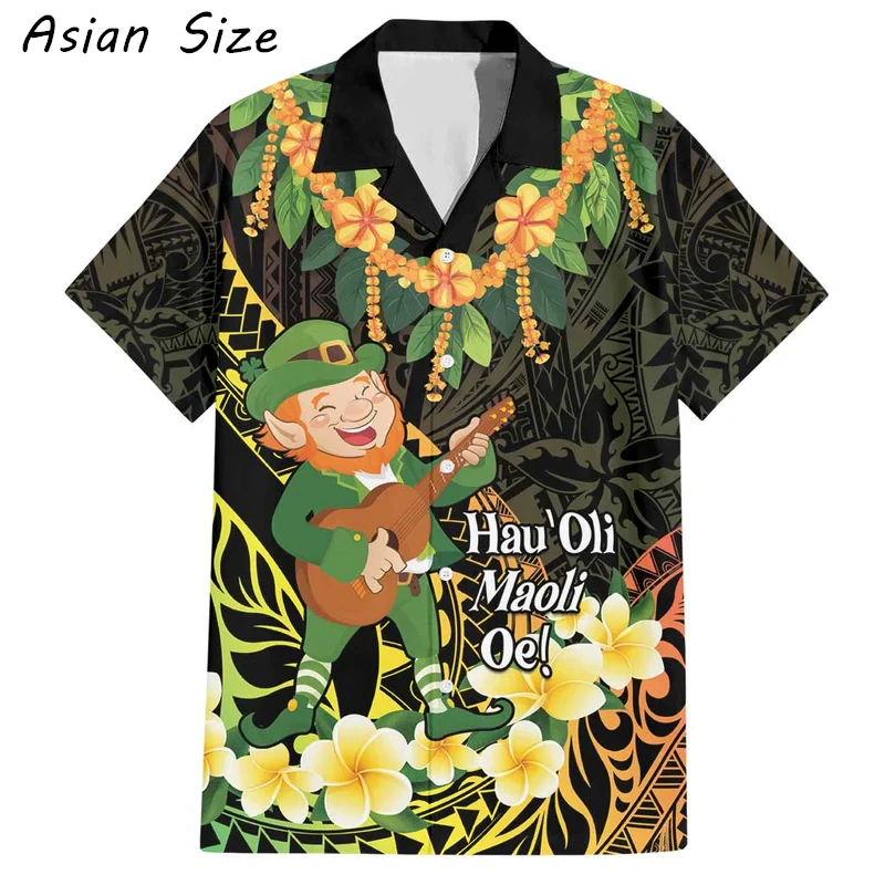 Мужские рубашки в стиле Дня Святого Патрика с графическим принтом, гавайская рубашка на пуговицах, полиэстер, дышащая, забавная, с мультяшным рисунком, повседневные блузки
Мужские рубашки в стиле Дня Святого Патрика с графическим принтом, гавайская рубашка на пуговицах, полиэстер, дышащая, забавная, с мультяшным рисунком, повседневные блузки