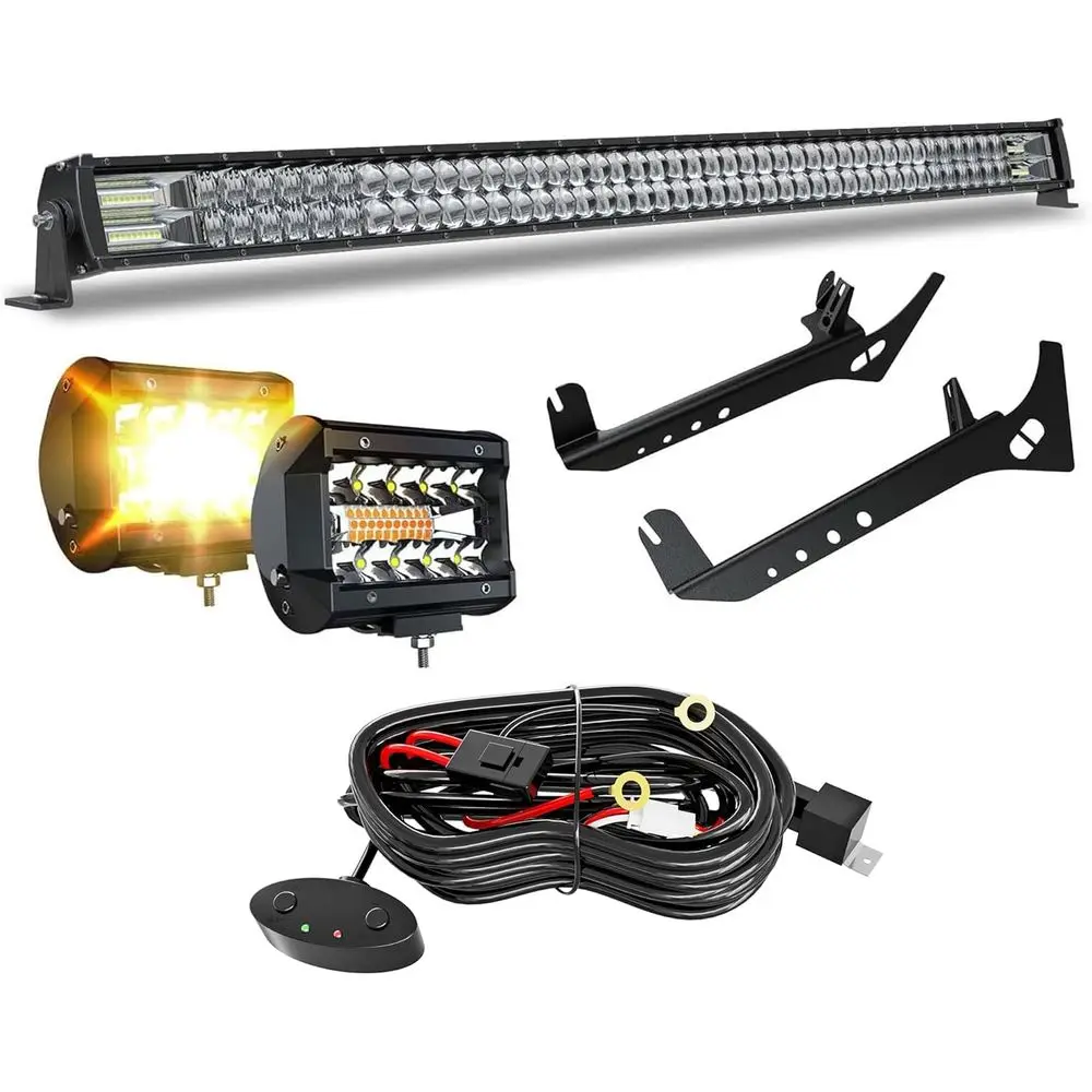Светодиодная балка 52 LED для Jeep Gladiator 20-22 и JL 20-22 с 4 белыми/янтарными модулями, стробоскопом, креплением на верхнее лобовое стекло, переключателем и проводкой
Светодиодная балка 52 LED для Jeep Gladiator 20-22 и JL 20-22 с 4 белыми/янтарными модулями, стробоскопом, креплением на верхнее лобовое стекло, переключателем и проводкой