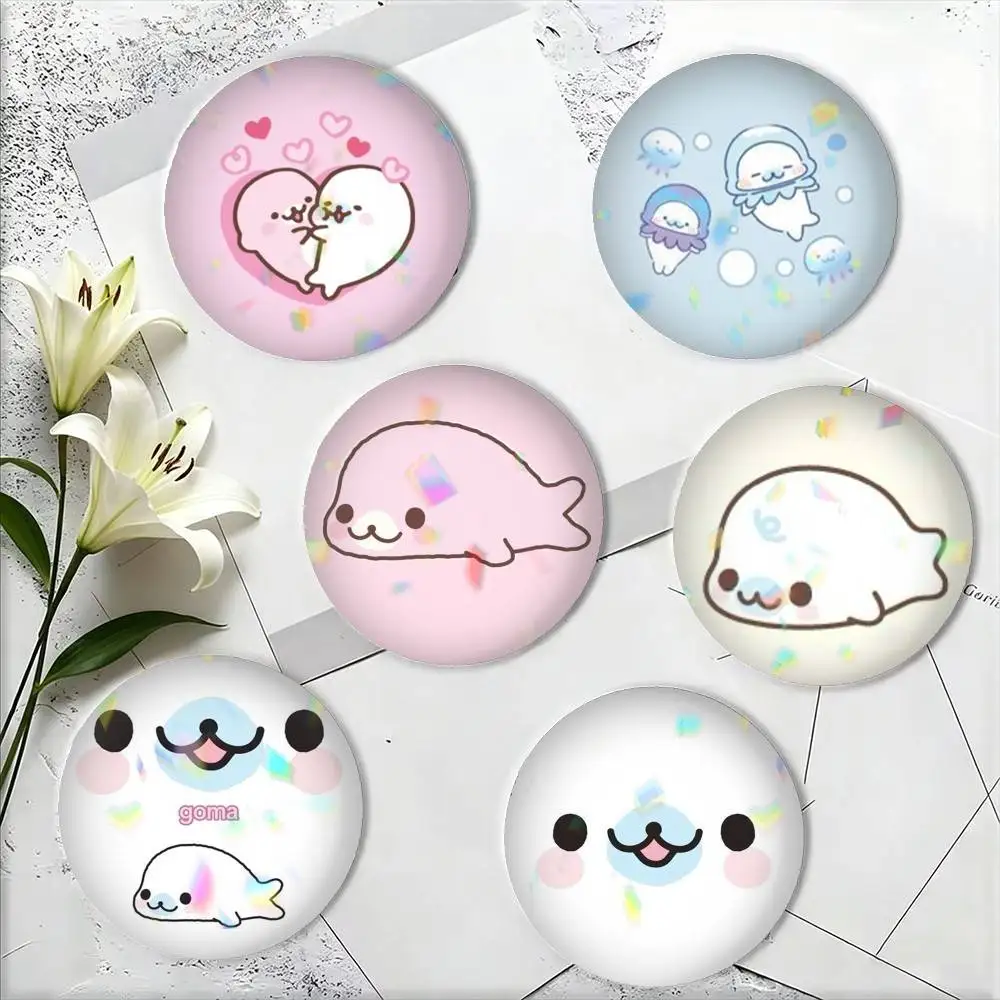 K-Kawaii Mamegoma CUTE Baby 25 32 44 58 75mm Badges Personalized Round Brooches Pins Accessory Gift
K-Kawaii Mamegoma CUTE Baby 25 32 44 58 75mm Badges Personalized Round Brooches Pins Accessory Gift