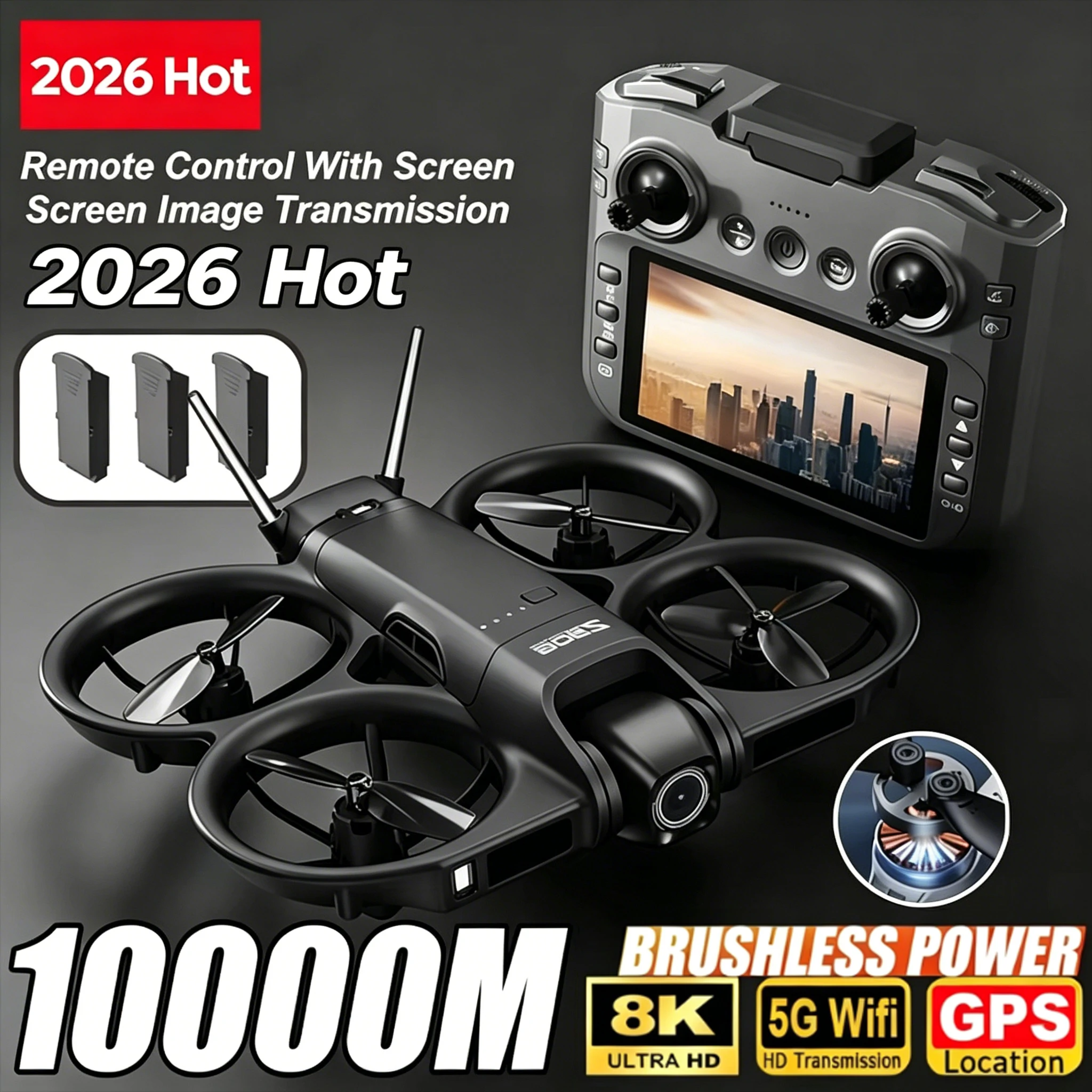 Hotsell Z9068K Drone Aerial HD Intelligent Avoiding Obstacle with Larger Screen Remote Control Folding Brushless Power GPS Drone
Hotsell Z9068K Drone Aerial HD Intelligent Avoiding Obstacle with Larger Screen Remote Control Folding Brushless Power GPS Drone