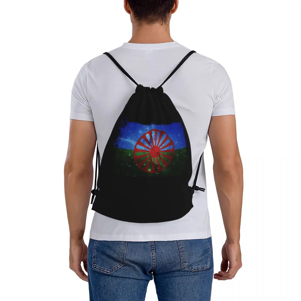 Romany Gypsy Flag Backpacks Fashion Drawstring Bags Sports Bag Book Bags for Travel School
Romany Gypsy Flag Backpacks Fashion Drawstring Bags Sports Bag Book Bags for Travel School