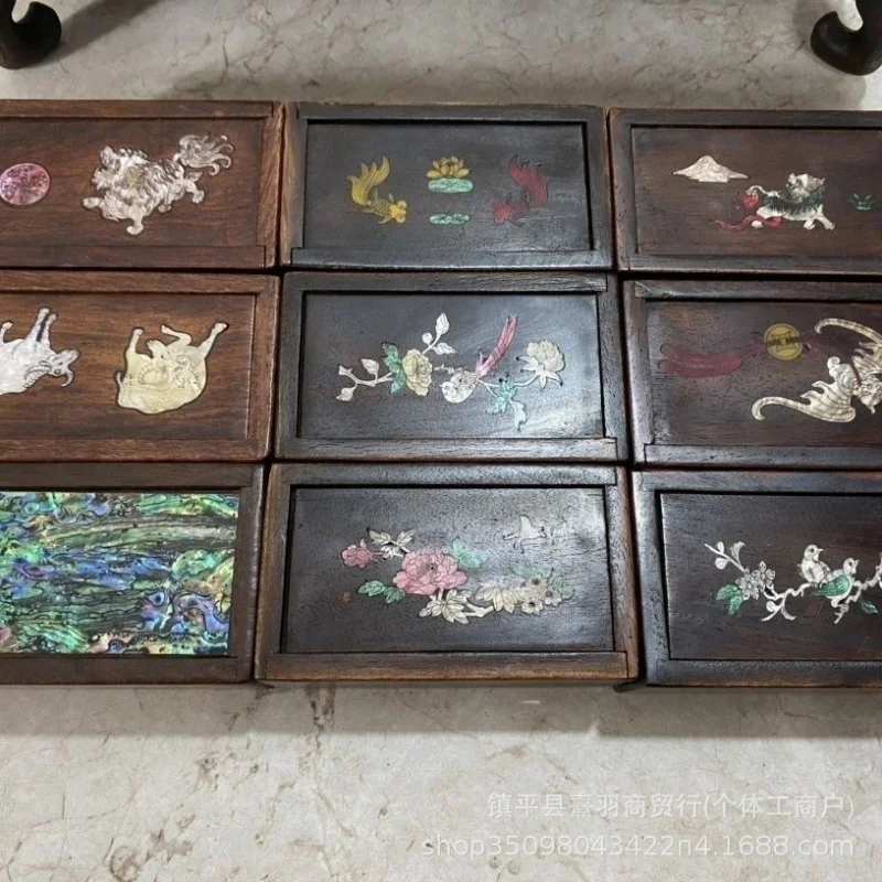 Wholesale Antique Imitation Vintage Handicrafts Rosewood Inlaid Wooden Box Wood Carving Wooden Color Shell Jewelry Box
Wholesale Antique Imitation Vintage Handicrafts Rosewood Inlaid Wooden Box Wood Carving Wooden Color Shell Jewelry Box