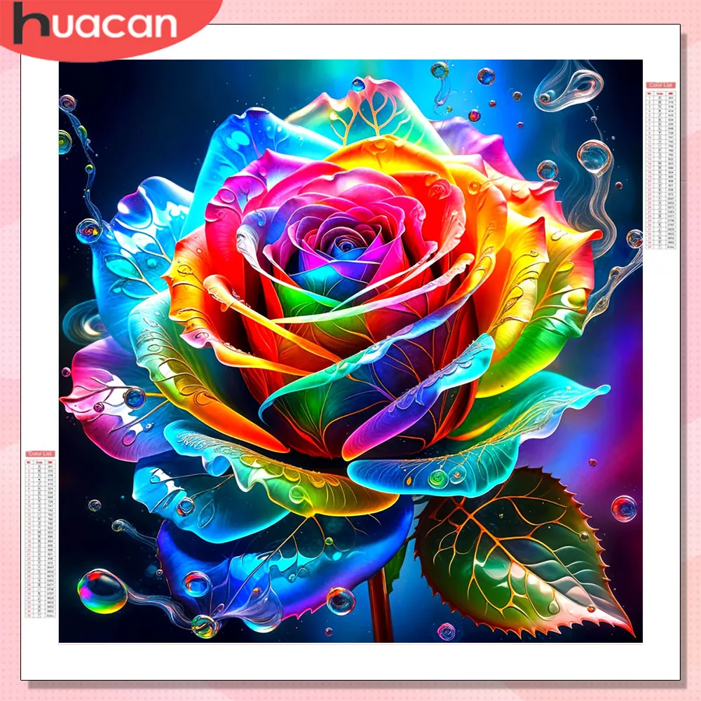 HUACAN Diamond Painting Rose Flower Crafts Diy Gift Rhinestones Pictures Wall Decor Diamond Mosaic Floral Full Kits Handmade
HUACAN Diamond Painting Rose Flower Crafts Diy Gift Rhinestones Pictures Wall Decor Diamond Mosaic Floral Full Kits Handmade