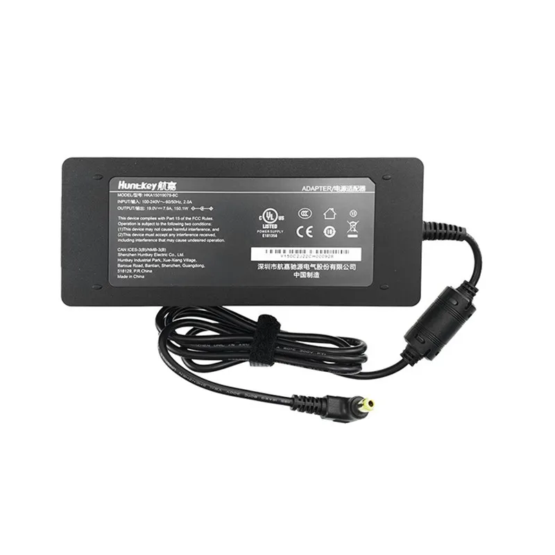 Original Huntkey HDZ1501-3A HKA15019079-6C AC Adapter 19V 7.9A 150W Gaming Laptop Charger Projector Power Supply Genuine
Original Huntkey HDZ1501-3A HKA15019079-6C AC Adapter 19V 7.9A 150W Gaming Laptop Charger Projector Power Supply Genuine