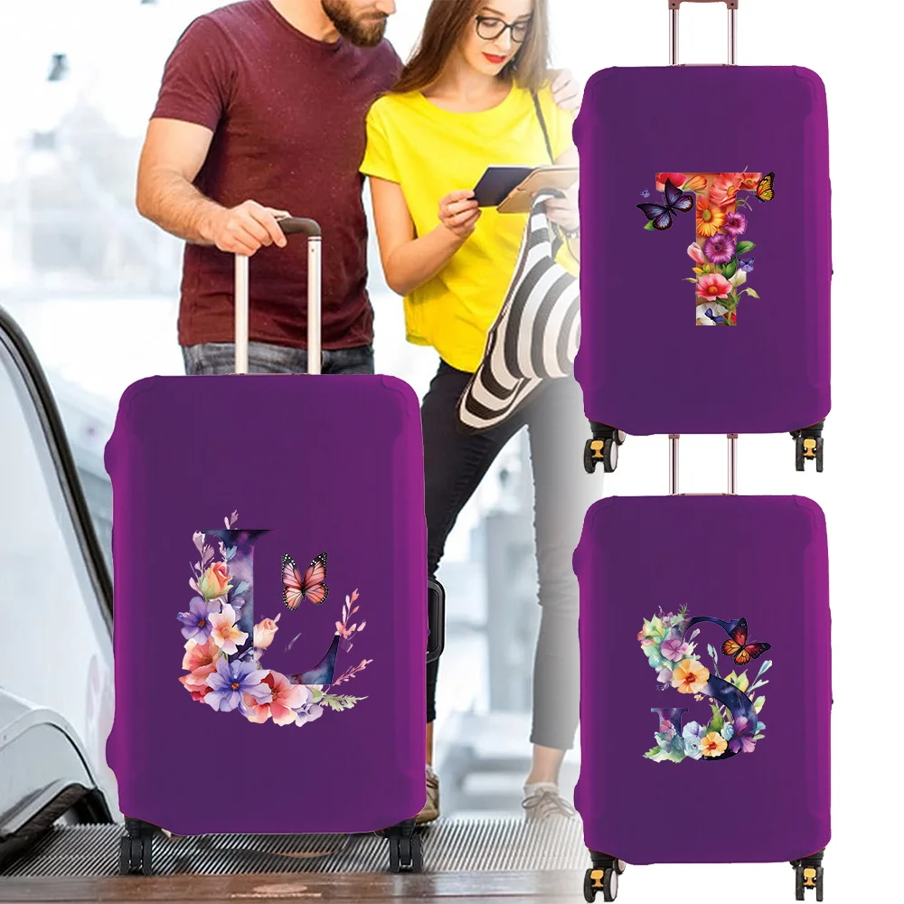 Trolley Box Cover Travel Accessories Butterfly Letter Series Fashion Thick Elastic 18-32inch Luggage Cover Protector Washable 
Trolley Box Cover Travel Accessories Butterfly Letter Series Fashion Thick Elastic 18-32inch Luggage Cover Protector Washable