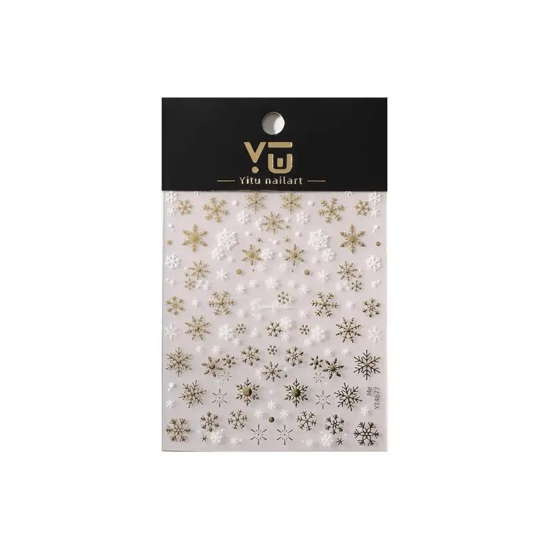 Christmas Sticker Cartoon Art With Gold Silver Snowflakes Iridescent Sparkle Manicure Decals DIY Art Decoration
Christmas Sticker Cartoon Art With Gold Silver Snowflakes Iridescent Sparkle Manicure Decals DIY Art Decoration