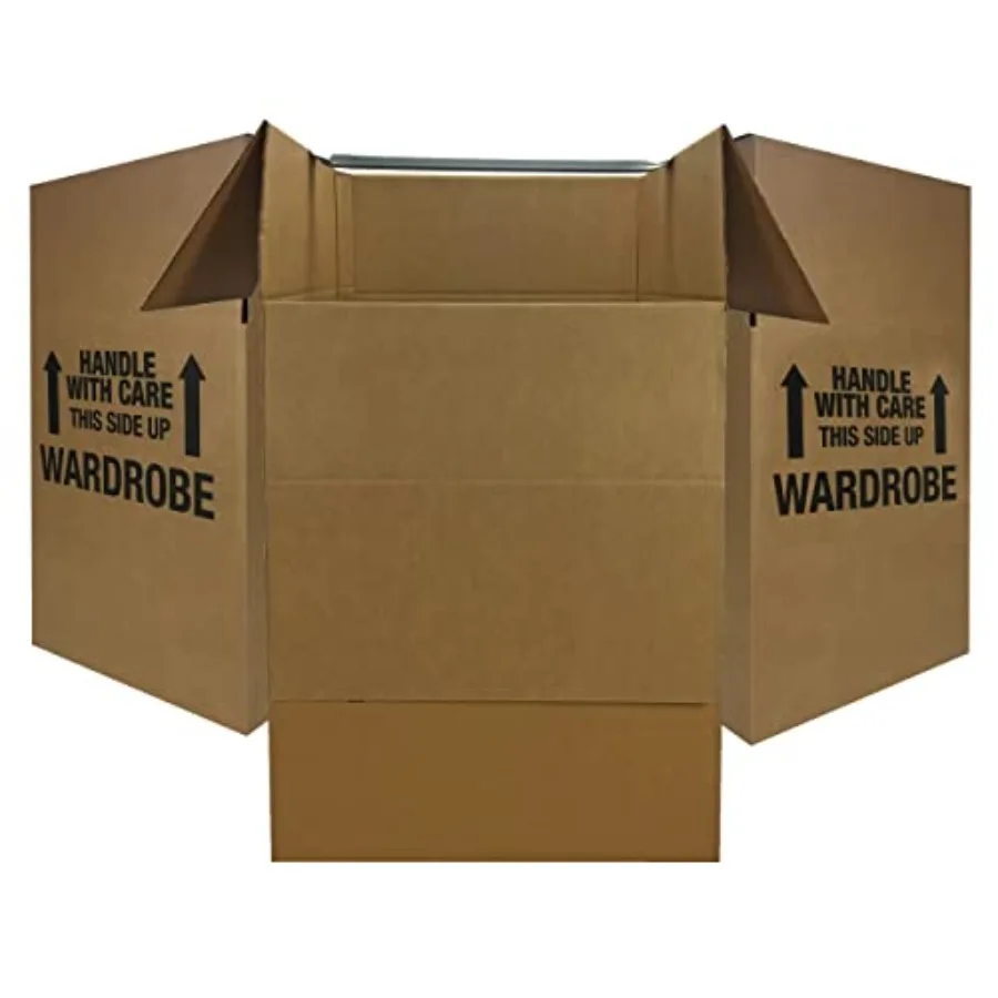 Space Savers Wardrobe Moving Boxes With Hanger 20" x 20" x 34" 3 Pack
Space Savers Wardrobe Moving Boxes With Hanger 20" x 20" x 34" 3 Pack