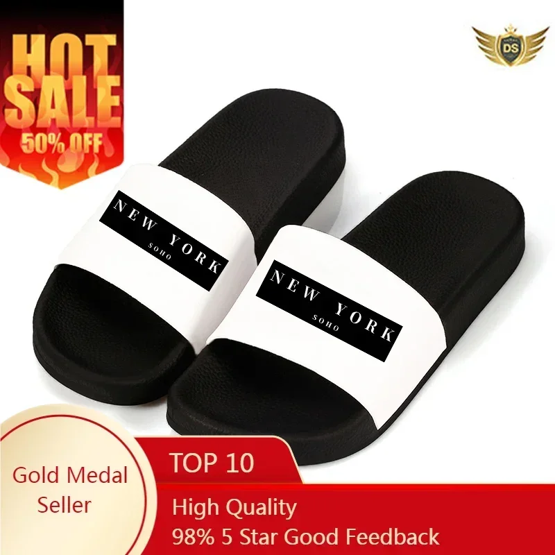 Slipper For Woman Indoor Home Flip Flops New York Letter Women Sandals Bathroom Non-slip Slipper For Women Shoes Fashion
Slipper For Woman Indoor Home Flip Flops New York Letter Women Sandals Bathroom Non-slip Slipper For Women Shoes Fashion